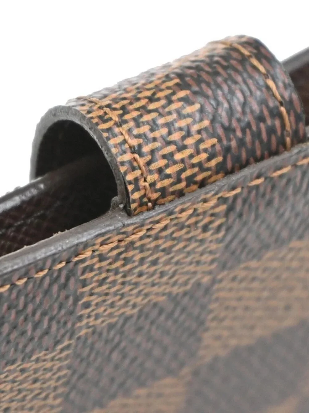 LOUIS VUITTON Agenda PM Cover Damier Ebene Leather Brown Spain